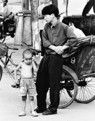 Man with child