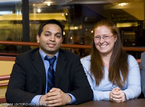 Akash A. Chandawarkar ’09 (P) and Amanda J. Maguire ’09 (VP)