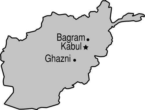 AFGHANISTAN—Siddiqui was hospitalized at Bagram Air Base, 30 miles north of Kabul, the capital. Ghazni is 80 miles southwest of Kabul.