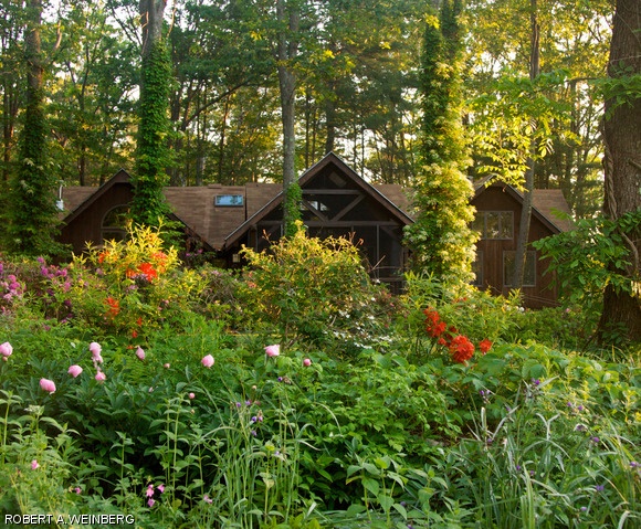 Professor of Biology Robert A. Weinberg’s New Hampshire cabin and garden. Just like students, MIT Professors enjoy all kinds of interesting work and leisure in the summer.