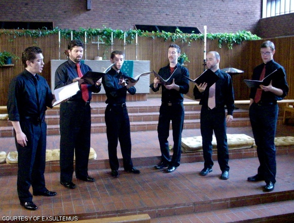 Members of Exsultemus perform works by Josquin and his contemporaries on Oct. 30 in Waban, MA.