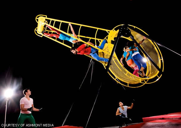 The STREB dancers are brave indeed.