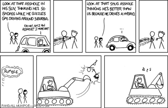 [Shortly thereafter, at a nearby bakery] ::CRASH:: ::RUMBLE:: ::VRRRRRR:: ‘... I don’t know, officer. It just scooped up an entire rack of scones and drove away!’