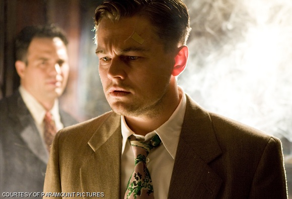 Leonardo Dicaprio is all furrowed eyebrows and inner angst in Scorsese’s newest thriller.