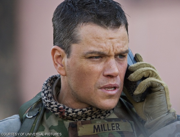 Damon returns to action movies but this one has a political twist.