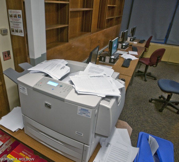 The Athena Working group hopes that by using a “hold-and-release system,” printing waste will be minimized. Right now, as much as 20 percent of printed pages are never collected.