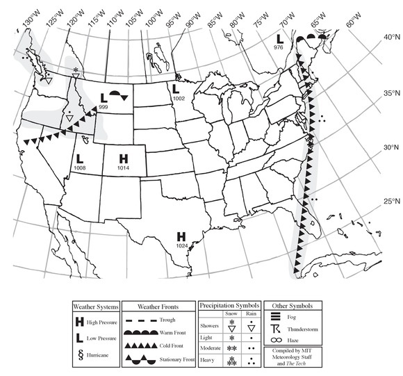 Situation for Noon Eastern Time, Tuesday, April 5, 2011