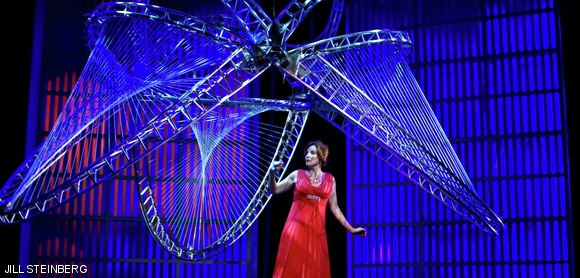 Death and Powers stunningly blended music and technology.