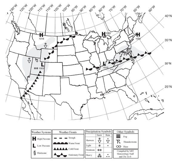 Situation for Noon Eastern Time, Friday, April 8, 2011
