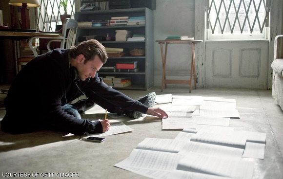 Eddie (Bradley Cooper) enjoys the effects — but also discovers the dangers — of brain enhancement drugs in Limitless.