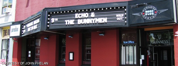 The Paradise Rock Club is at 967 Commonwealth Avenue, Boston.