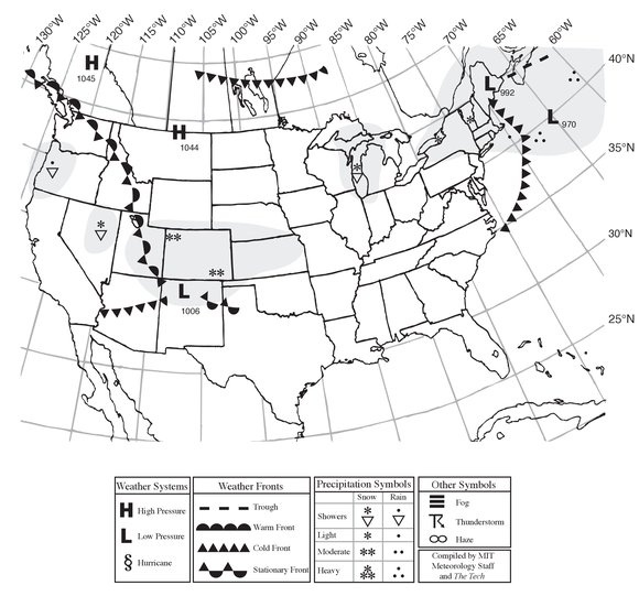 Situation for Noon Eastern Time, Tuesday, February 8, 2011