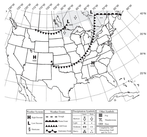 Situation for Noon Eastern Time, Tuesday, September 13, 2011
