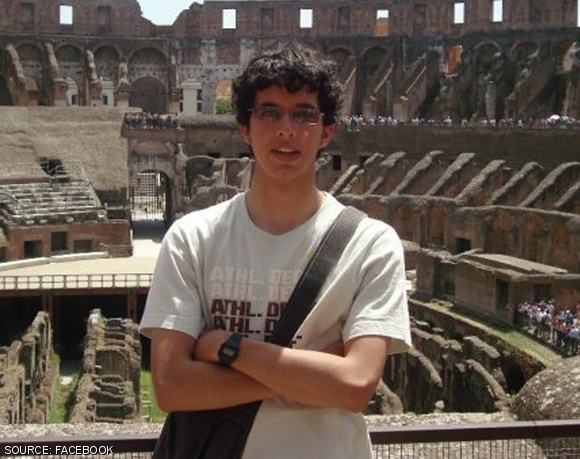 Nicolás E. Del Castillo ’14, in a photo uploaded to Facebook this August.