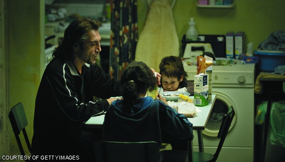 Uxbal’s center of being lies with his children.