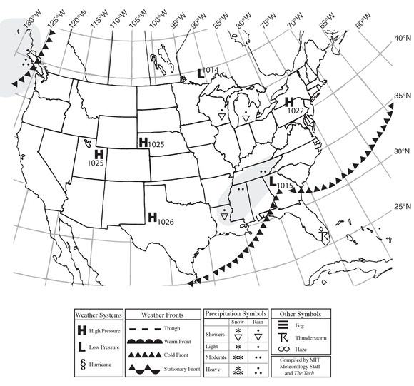 Situation for Noon Eastern Time, Friday, October 28, 2011