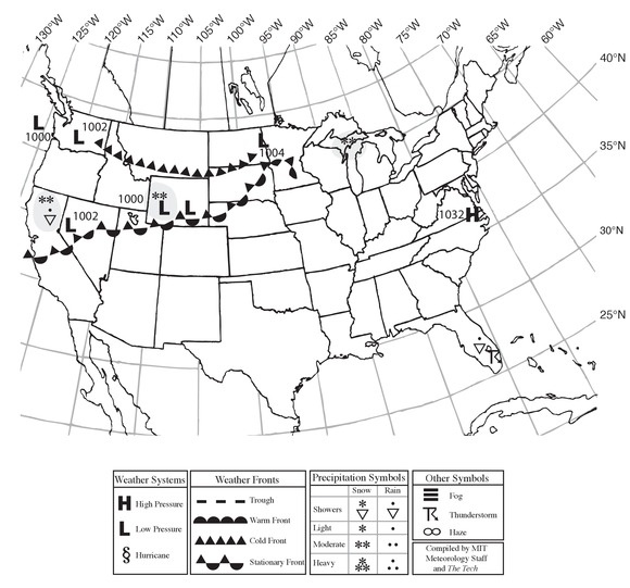 Situation for Noon Eastern Time, Friday, November 18, 2011