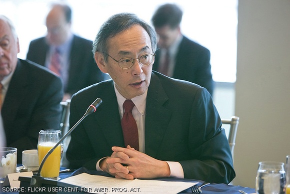 U.S. Secretary of Energy Steven Chu gave a talk about clean energy Wednesday in Kresge Auditorium.