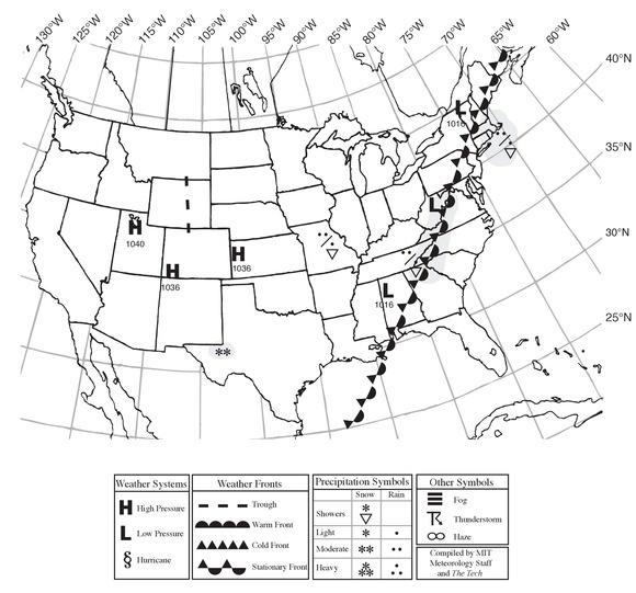 Situation for Noon Eastern Time, Tuesday, December 6, 2011