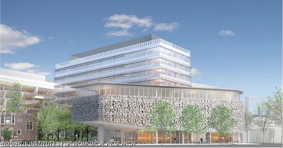 Design for 181 Mass. Ave., by architect Maya Lin. It features translucent glass behind granite blocks with open gaps.