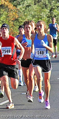 Rachel M. Niehuus ’07 qualified for the 2012 Olympic Marathon Trials with a 2:44:58 in the California International Marathon.