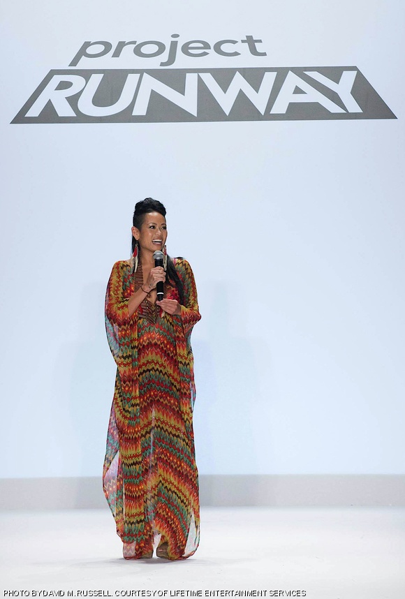 Anya Ayoung-Chee presented a Caribbean-inspired collection at New York Fashion Week.