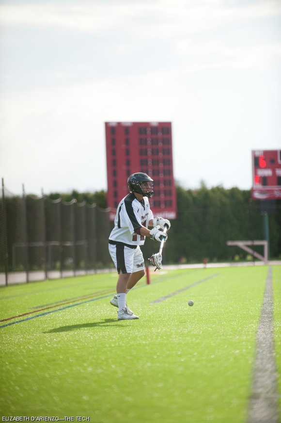 Bryan M. Beller ’12 prepares to catch the ball at the Men’s Lacrosse game this past Wednesday afternoon. The Engineers won a decisive 8-6 victory over Salem State University.