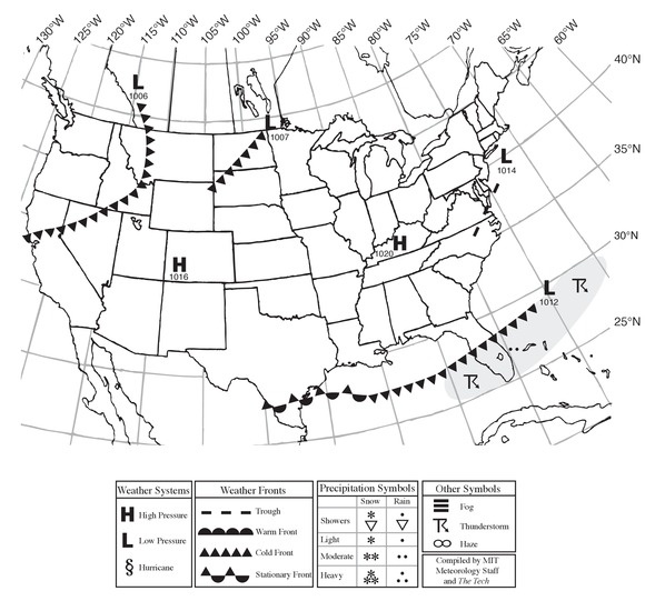 Situation for Noon Eastern Time, Friday, June 8, 2012