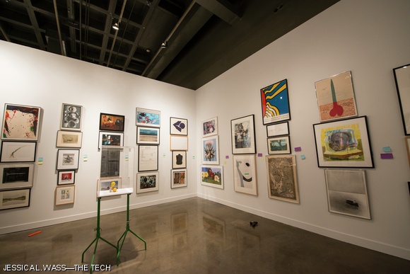 Preparations for the Student Art Loan Exhibit are currently underway at the List Visual Arts Center in Building E15.