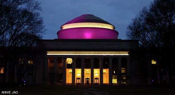 The dome was illuminated with purple light on Tuesday morning in celebration of Paint the Campus Purple Week and to raise awareness for Relay for Life.