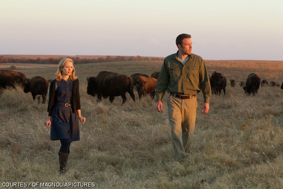 Rachel McAdams and Ben Affleck in To The Wonder.