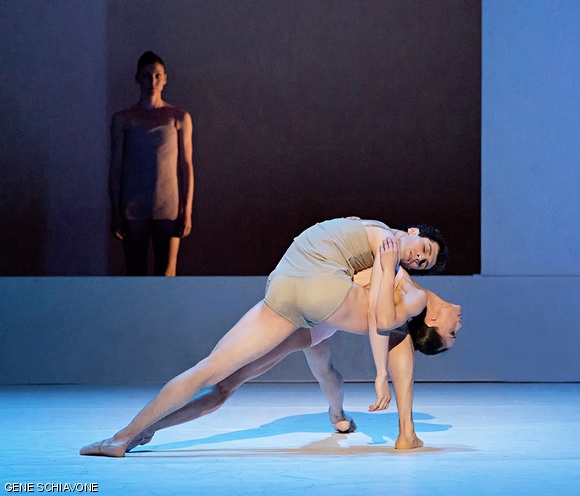 Lia Cirio and Lasha Khozashvili perform in Wayne McGregor’s Chroma.