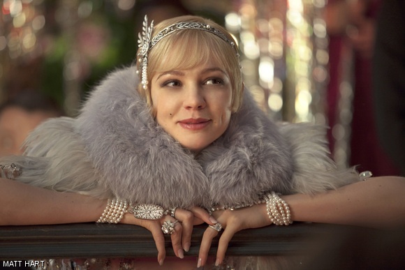 Carey Mulligan as Daisy Buchanan.
