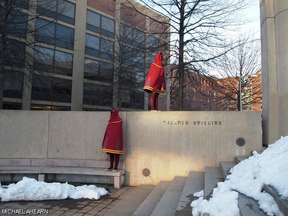 Michael J. Ahearn ’13 and his sister Jessica cosplay as the protagonists from the PS3 game Journey.