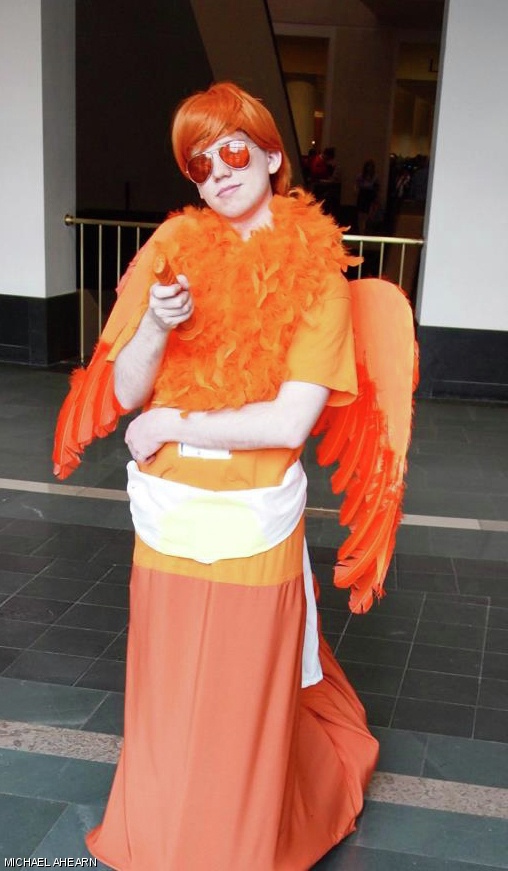Michael J. Ahearn ’13 as David Sprite from the series Homestuck.