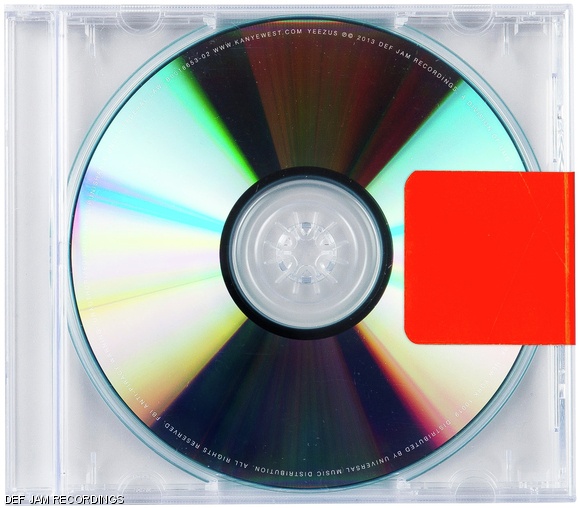 The CD and case of Kanye West’s new album Yeezus.