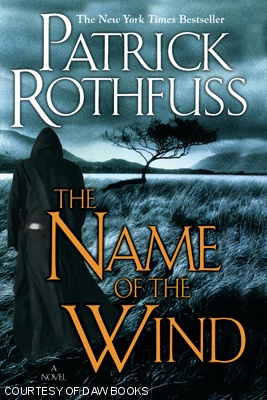 Cover art of The Name Of The Wind, a fantasy story by Patrick Rothfuss.