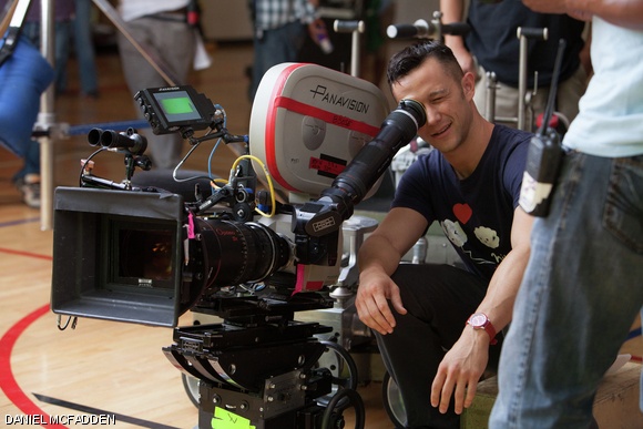 Writer/Director/Actor Joseph Gordon-Levitt on the set of Don Jon.