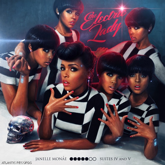 Album cover art for Janelle Monáe’s new album The Electric Lady.