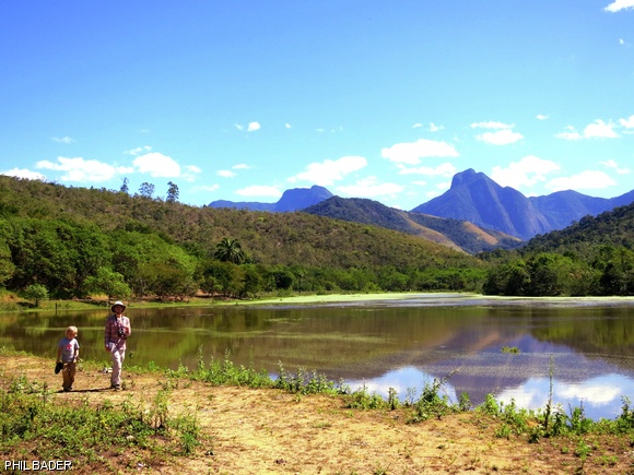 The wetland at REGUA (with Frankie Bader).