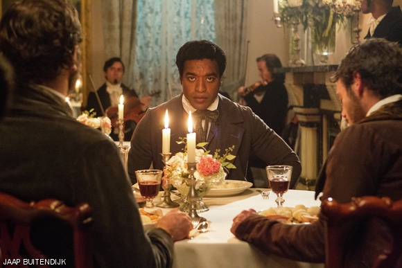 Solomon Northup, played by Chiwetel Ejiofor, in 12 Years A Slave.