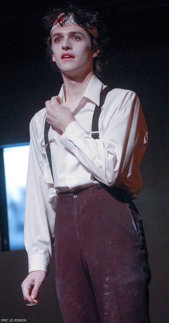 Paul Kreiner ’14 performs in Dramashop’s One Act Plays, directed by MIT students. The shows are this weekend at 8pm in Little Kresge.