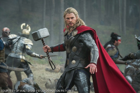 Chris Hemsworth in Thor: The Dark World.