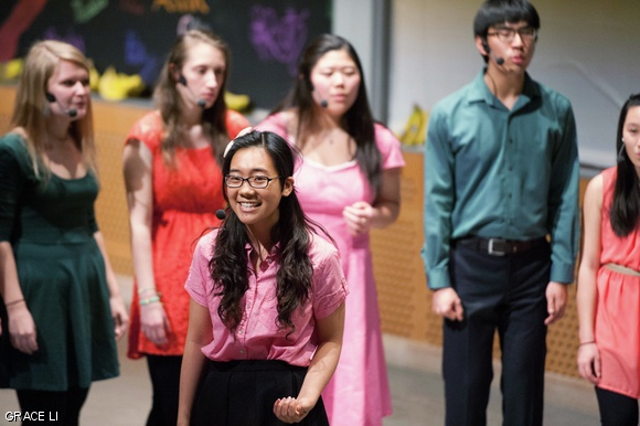 The Cross Products, an MIT co-ed Christian a cappella group, held their end-of-semester concert in 32-123 this past Saturday. The group began singing at MIT in the fall of 1988.