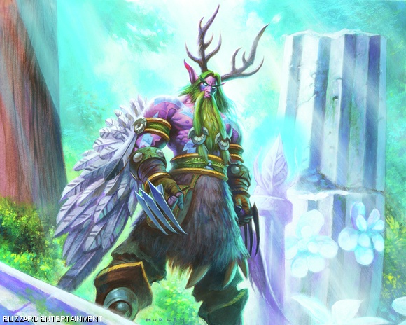 Malfurion Stormrage from the game Hearthstone.