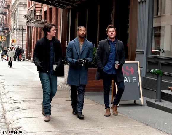 Miles Teller, Michael B. Jordan and Zac Effron in the romantic comedy That Awkward Moment.