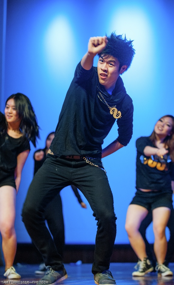 Weilian Chu ‘17 dances in “Baddest Female”.