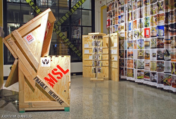 Akšamija’s exhibition “Solidarity Works - Politics of Cultural Memory”, MIT Wolk Gallery, 2013