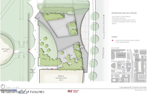 This is the current conceptual design created by Studio 2112 Landscape Architecture in collaboration with MIT students and administrators.