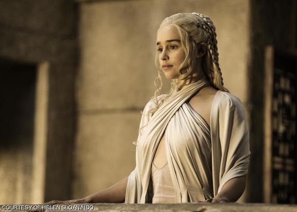 Emilia Clarke plays Daenerys Targaryen in Game of Thrones.